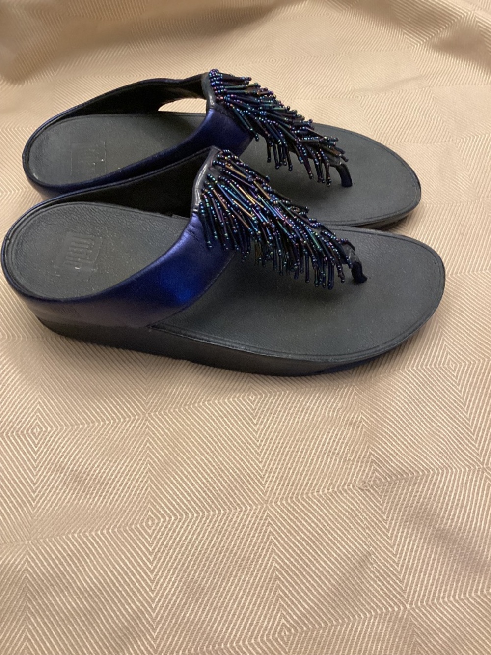 FitFlop Cha cha Blue Sapphire Sandals 7M